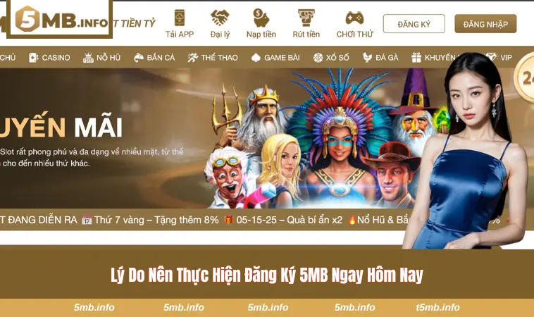 Đăng ký 5MB để trải nghiệm tiện ích đặc biệt