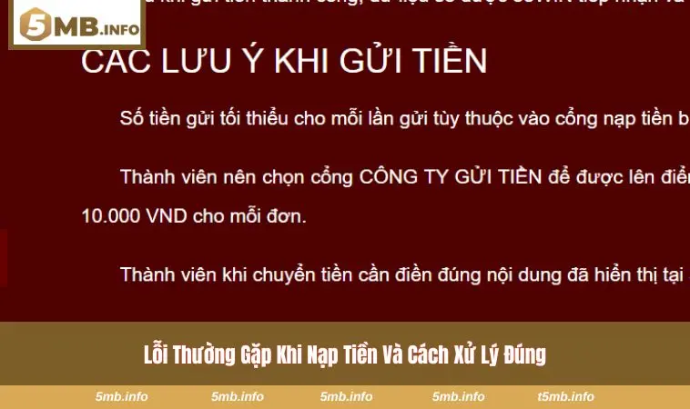 Những lỗi được ghi nhận phổ biến và cách tự khắc phục 