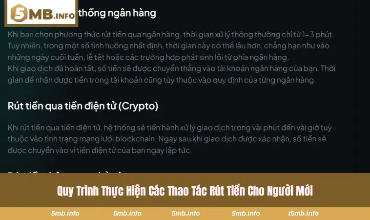 Xem chi tiết quy trình để không mắc sai lầm