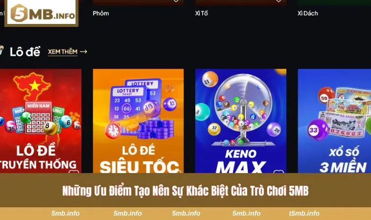Trải nghiệm trò chơi online thú vị trên nền tảng 5MB