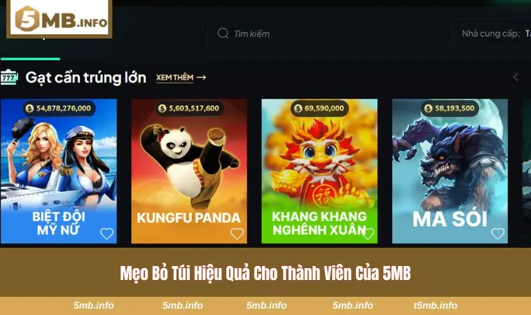 Bí quyết chơi trò chơi tại 5MB hiệu quả 